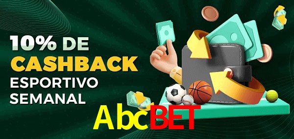 10% de bônus de cashback na Abcbet